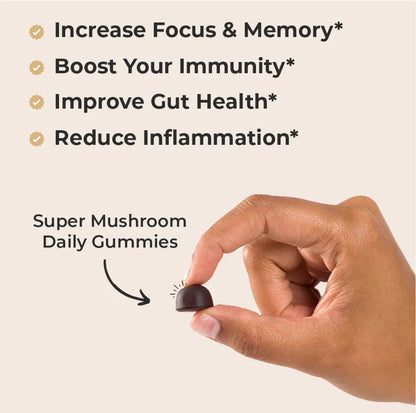 Super Mushroom Daily Gummies™